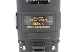Sigma 500mm f/4.5 EX APO DG HSM - Compatibile con Nikon 