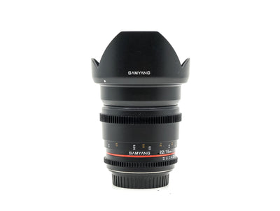 Samyang 16mm T2.2 ED AS UMC CS - Monture Canon EF-S