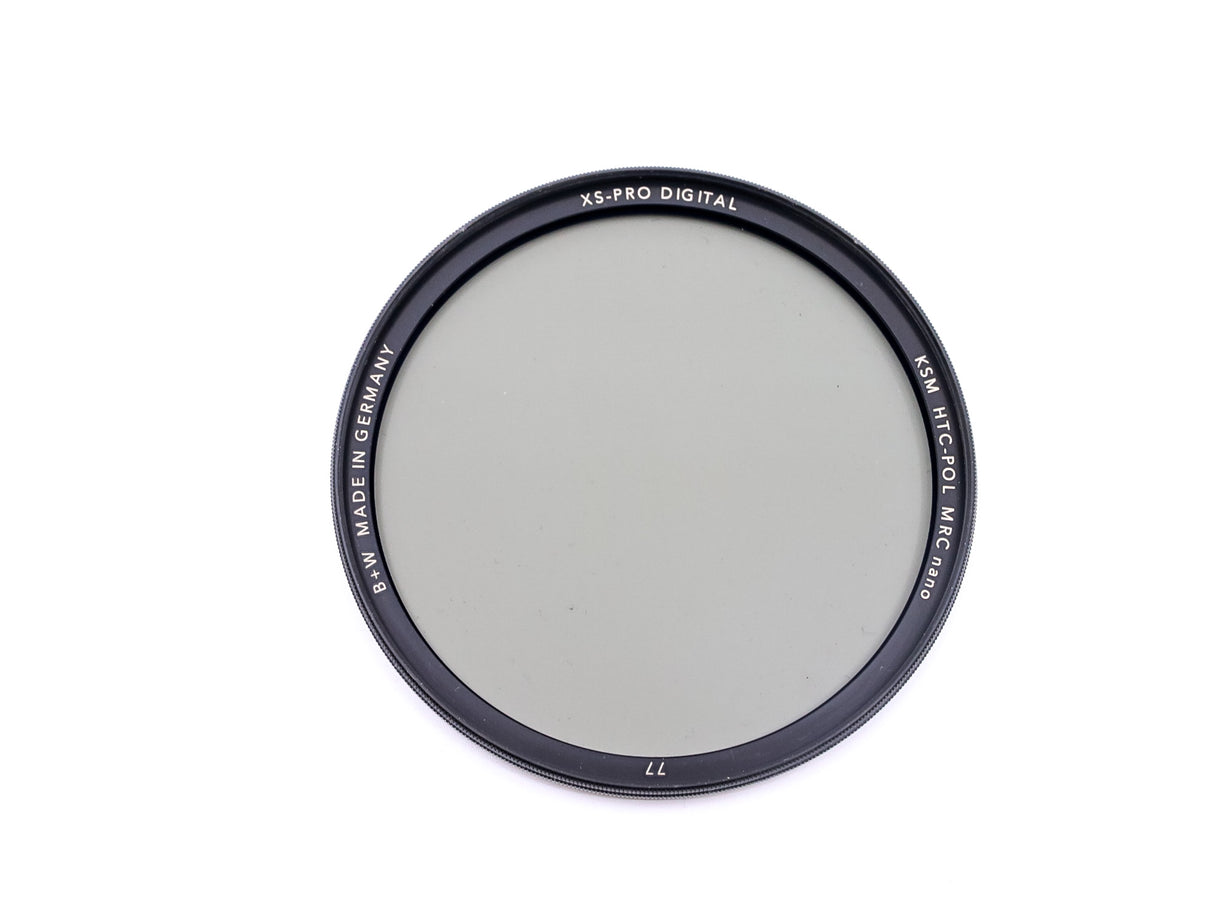 B+W 77mm XS-Pro Digital HTC Circular Polarising KSM MRC Nano Filter