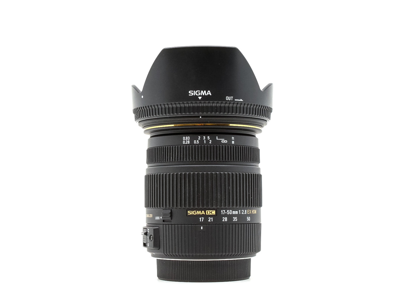 Sigma 17-50mm f/2.8 EX DC OS HSM - Sigma SA fit · imagen principal