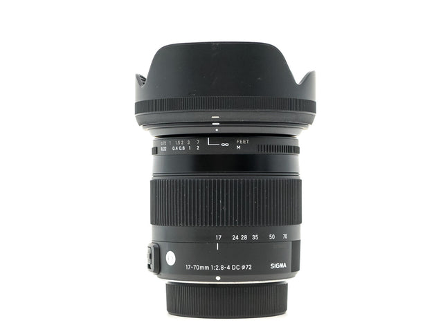 Sigma 17-70mm f/2.8-4 DC Macro OS HSM Contemporary - Nikon Fit - segunda mano - excelente estado - foto principal - SKU 36539