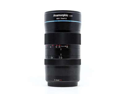 Sirui 75mm f/1.8 1.33x Anamorphique - Monture Nikon Z