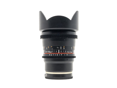 Samyang 10mm T3.1 VDSLR ED AS NCS CS II - Monture Sony E