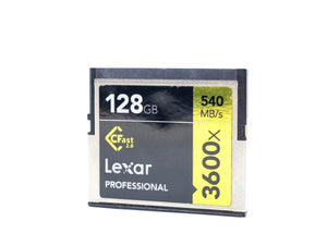 Lexar Professional 128GB 3600x 540MB/s CFast 2.0 Card