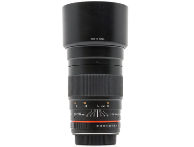 Samyang 135mm f/2 ED UMC - Monture Canon EF
