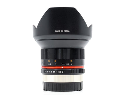 Samyang 12 mm f/2 NCS CS - Monture Fujifilm X