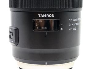 Tamron SP 90mm f/2.8 Di VC USD Macro - Nikon Fit (F017) - segunda mano - excelente estado - detalle 4 de 4 - SKU 3797107 - Ca