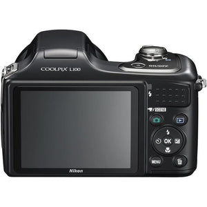 L100 Compact Camera - Black + Nikon Nikkor 15x Optical Zoom VR 28–420mm f/3.5-5.4 f/3.5-5.4