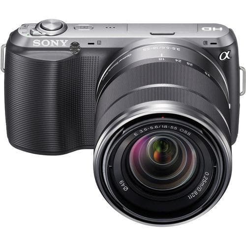 Alpha NEX-C3 - Noir/Argent + Sony E 18-55mm f/3.5-5.6 OSS f/3.5-5.6 · image principale