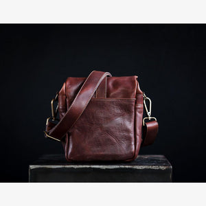 Berlin Cognac Leather Camera Bag
