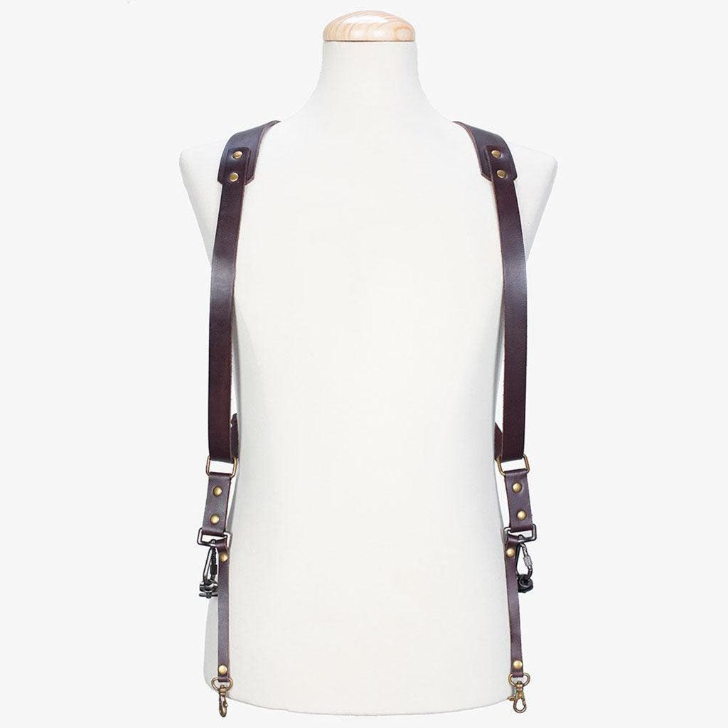 Berlin #702 - Brown dual leather camera strap