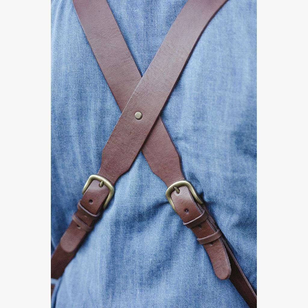 Berlin #702 - Brown dual leather camera strap