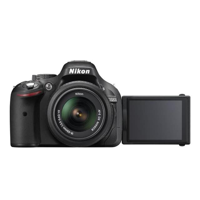 SLR D5200 - Black + Nikon AF-S DX Nikkor18-55mm f/3.5-5.6G ED II + AF-S DX VR 55-200 mm f/4-5.6 G IF ED f/3.5-5.6 + f/4-5.6 · imagen principal