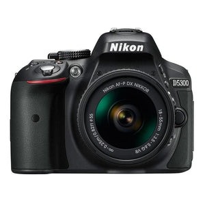 SLR D5300 - Black + Nikon AF-P DX Nikkor 18-55mm f/3.5-5.6G VR f/3.5-5.6