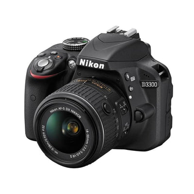 Réflex D3300 - Noir + Nikon AF-S DX Nikkor 55-200mm f/4-5.6G ED
