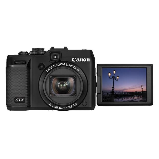 PowerShot G1X - Black + Canon Zoom 3X 24-72mm f/2.8-5.6 f/2.8-5.6  · main image