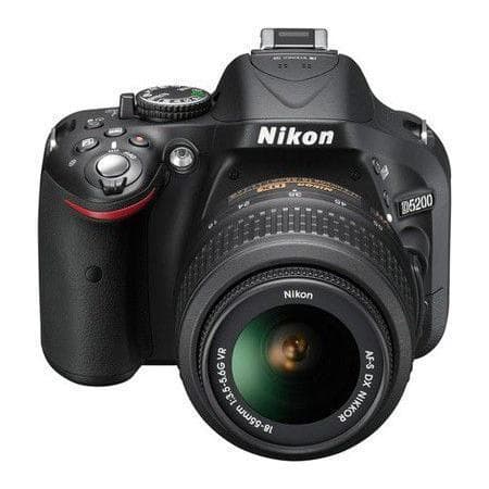 SLR D5200 - Black + Nikon AF-X DX Nikkor 18-55mm f/3.5-5.6GVR f/3.5-5.6 · imagen principal