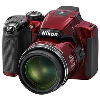 Coolpix P510 Compact Camera - Red/Black + Nikon Nikkor Wide Optical Zoom 24-1000mm f/3.0-5.9 f/3.0-5.9  · main image
