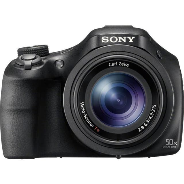 CyberShot DSC-HX400V Bridge Camera - Noir Carl Zeiss Vario-Sonnar F2.8–6.3 · image principale