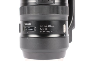Tamron SP 150-600mm f/5-6.3 Di VC USD G2 - Canon EF Fit - segunda mano - excelente estado - detalle 3 de 6 - SKU 3714445 - Ca