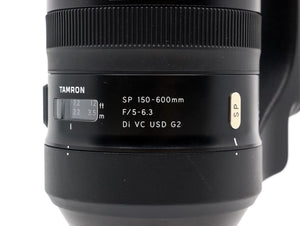 Tamron SP 150-600mm f/5-6.3 Di VC USD G2 - Nikon Fit - segunda mano - excelente estado - detalle 3 de 5 - SKU 3719726 - Camer