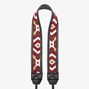 Limited Edition - Jaipur #115 - Fabric & Leather camera strap