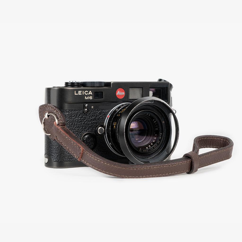 Roma #202 - Sangle en cuir marron pour appareil photo · image principale