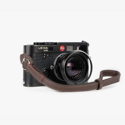 Roma #202 - Sangle en cuir marron pour appareil photo