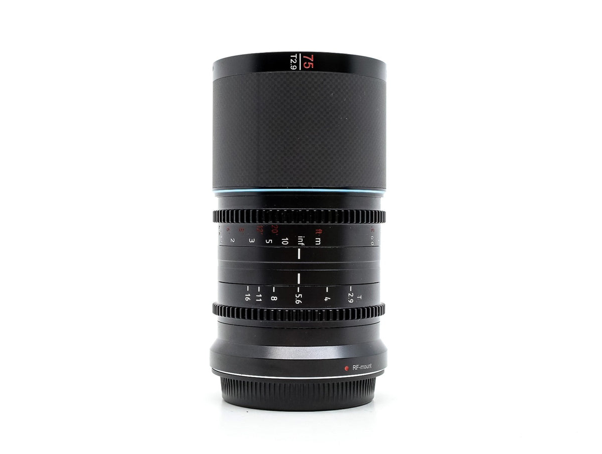 Sirui Saturn 75mm T2.9 1.6x Anamorphic [Neutral Flare] - Canon RF Fit · image principale