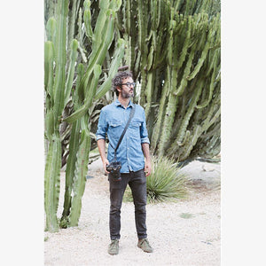 Berlin #601 - Black sling leather camera strap