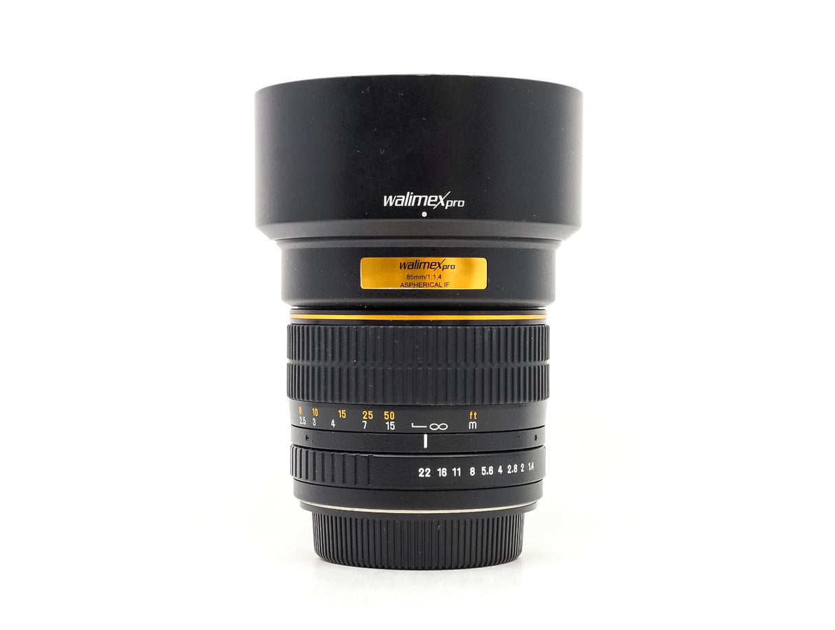 Walimex Pro 85mm f/1.4 IF - Canon EF Fit