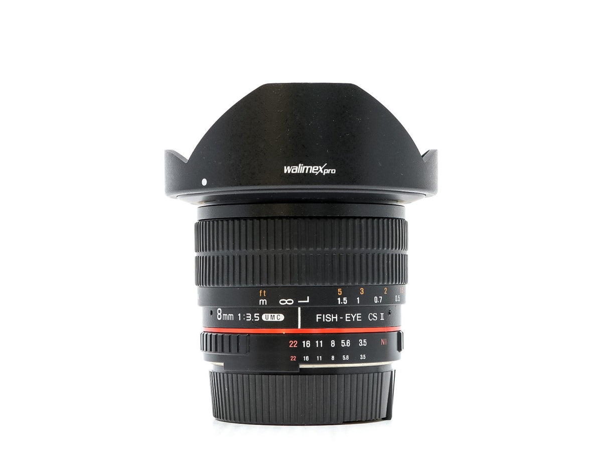Walimex Pro 8mm f/3.5 UMC CS Fisheye II - Nikon Fit · image principale