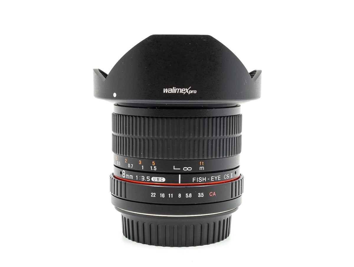 Walimex Pro 8mm F/3.5 UMC CS Fisheye II - Canon EF-M Fit · image principale