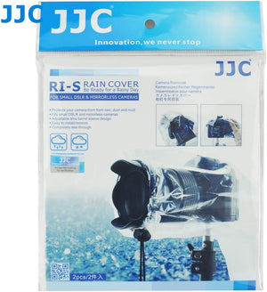 Escudo JJC Cubierta de la Lluvia para Cámaras DSLR con Lente Primera y Cámaras Sin Espejo con Lente de hasta 11 "(28cm) de Largo y 7" (17cm) de Ancho