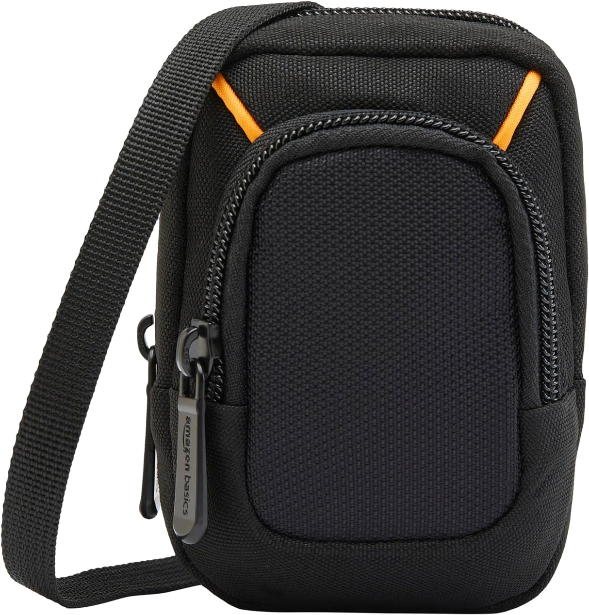 Camerashop Bolsa de cámara para cámaras compactas, tamaño mediano, Sólido, Negro, 12.7L x 8.1W x 5.1H centímetros