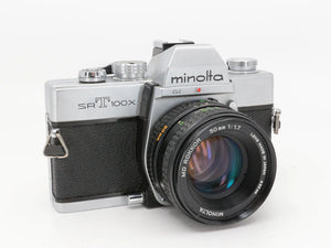 Minolta SrT100x - 35mm Film Camera w/ 50mm MD 1.7 | Vintage Analog Camera | Minolta